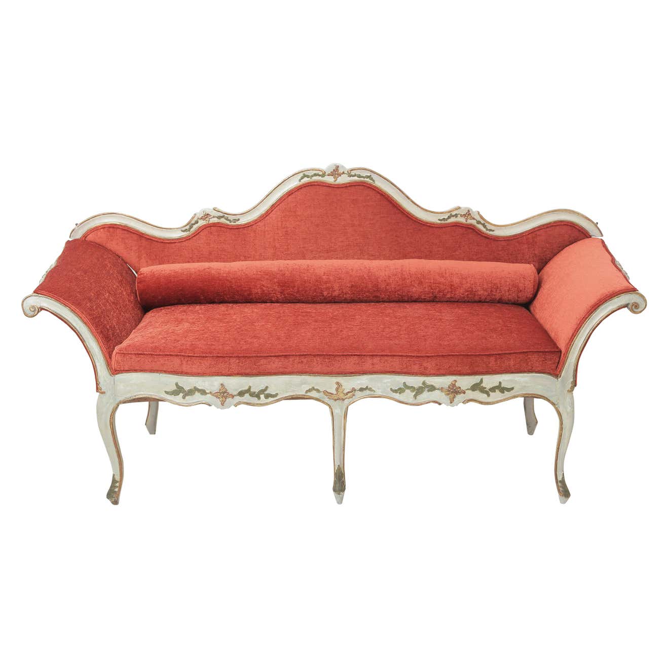 The Vintage Charm Indian Red Sofa by Sidqa