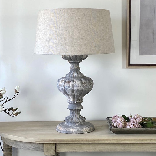 Azure Vintage Charm Table Lamp