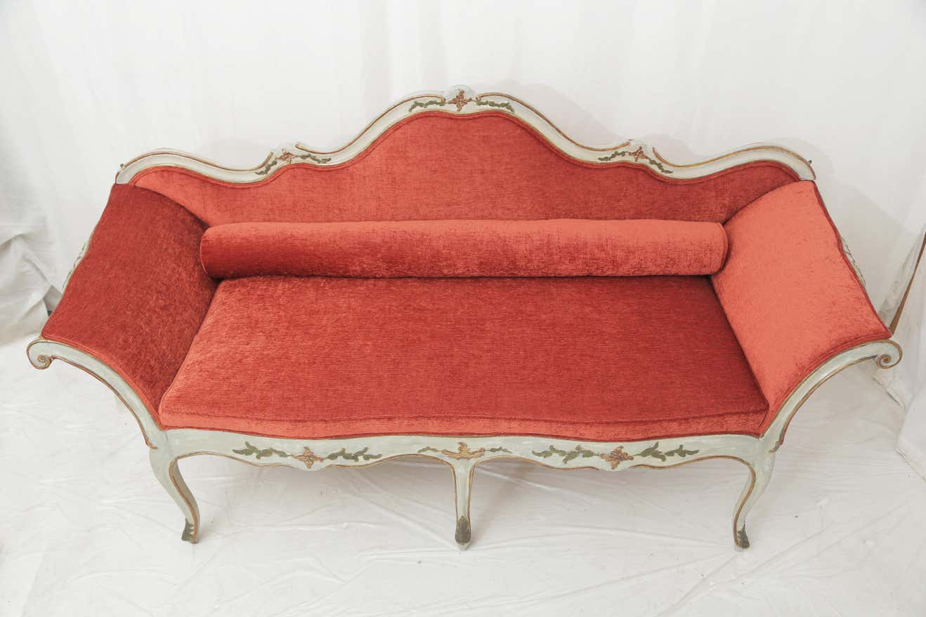 The Vintage Charm Indian Red Sofa by Sidqa