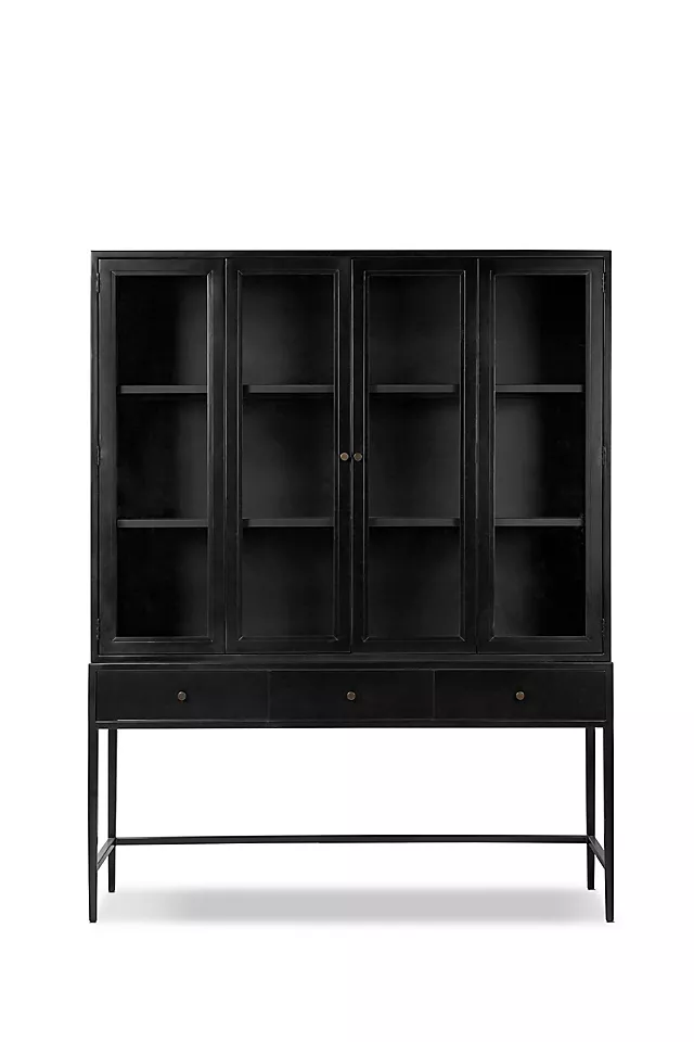 Onyx Display: Wide Bar Cabinet with Drawers