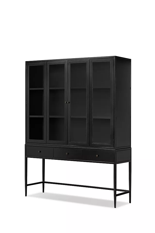 Onyx Display: Wide Bar Cabinet with Drawers