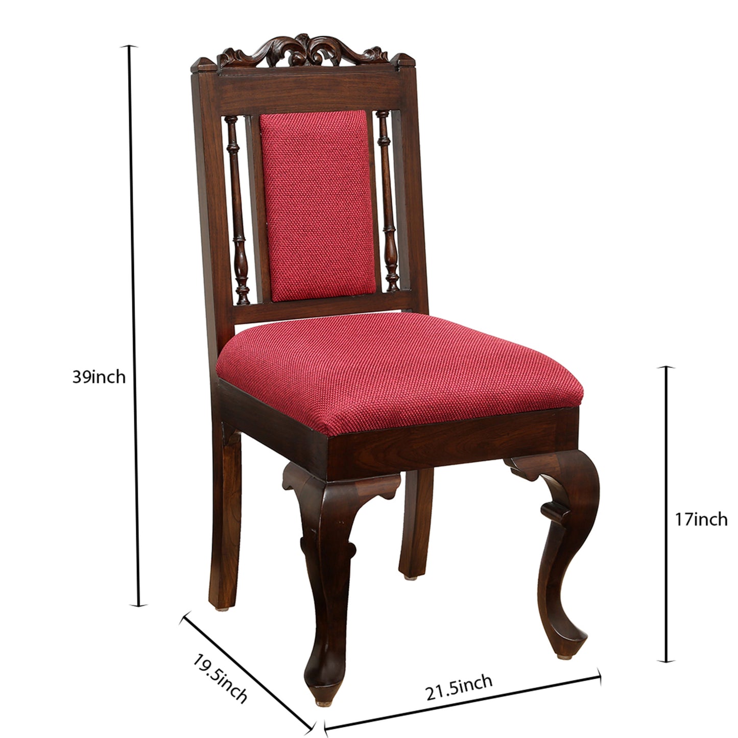 The Red Antique Chair by Sidqa