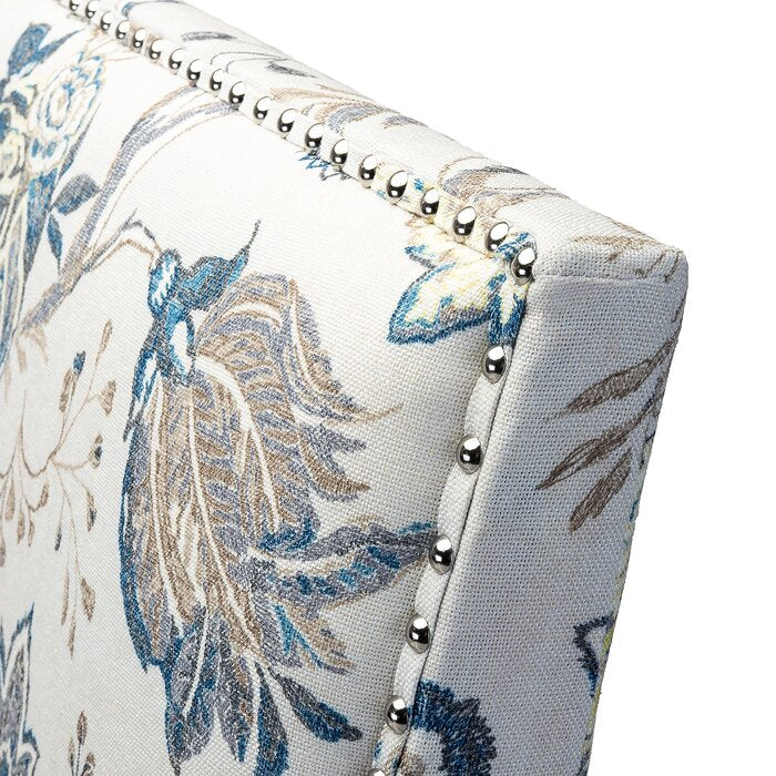 Sidqa Blue Floral Bliss Armchair