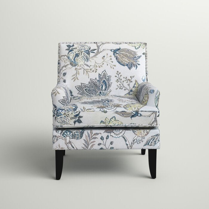 Sidqa Blue Floral Bliss Armchair