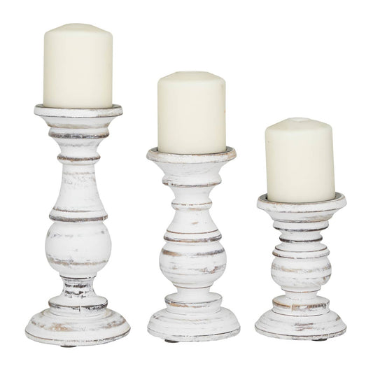 Curved Elegance Trio Candle Set