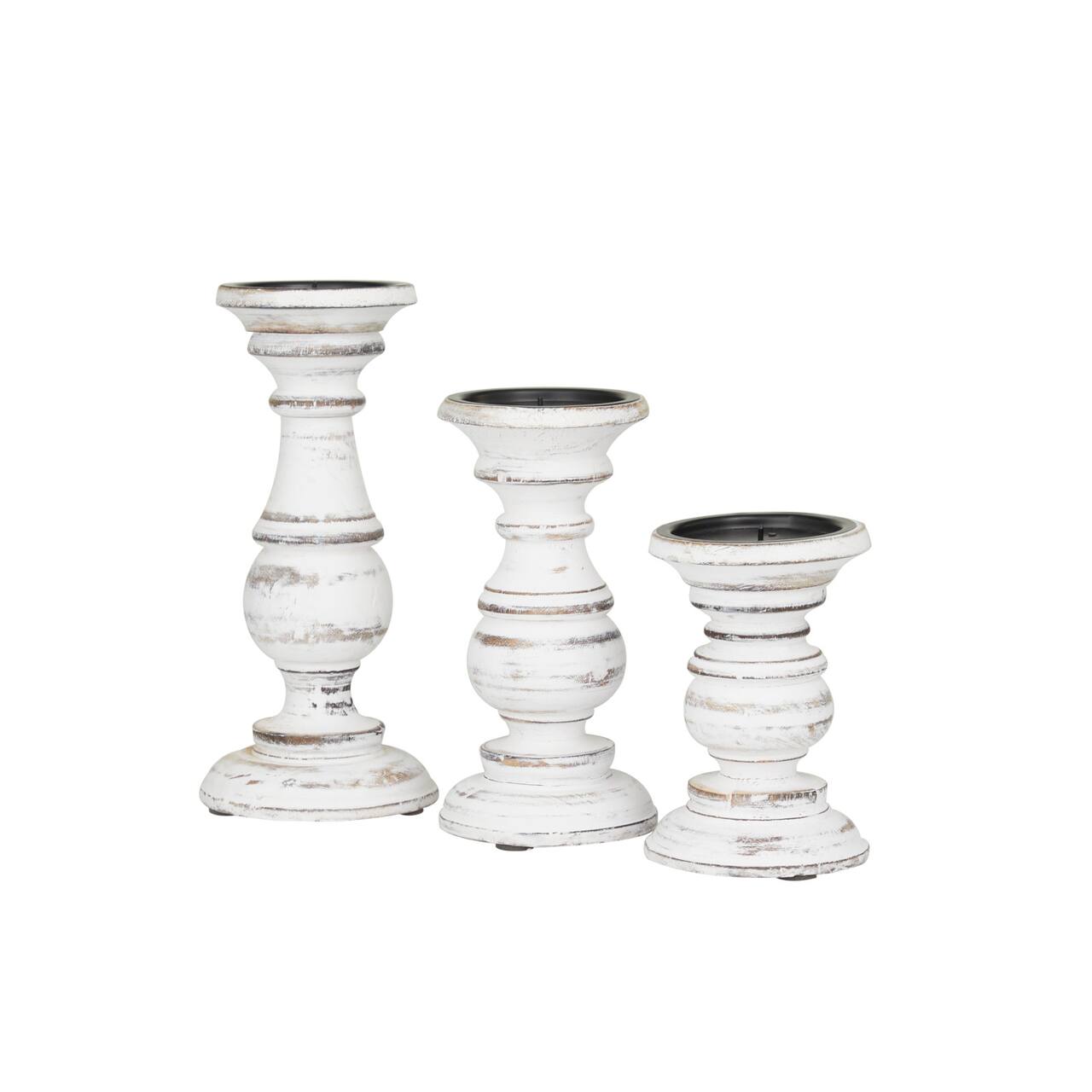 Curved Elegance Trio Candle Set