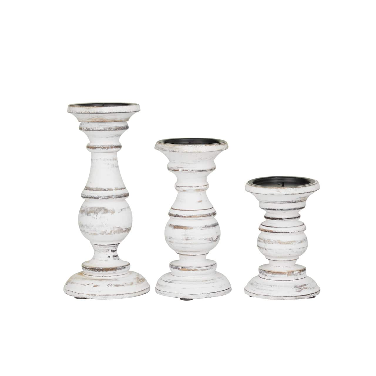 Curved Elegance Trio Candle Set