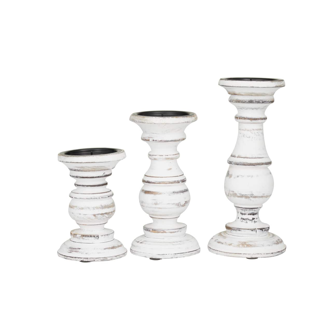 Curved Elegance Trio Candle Set