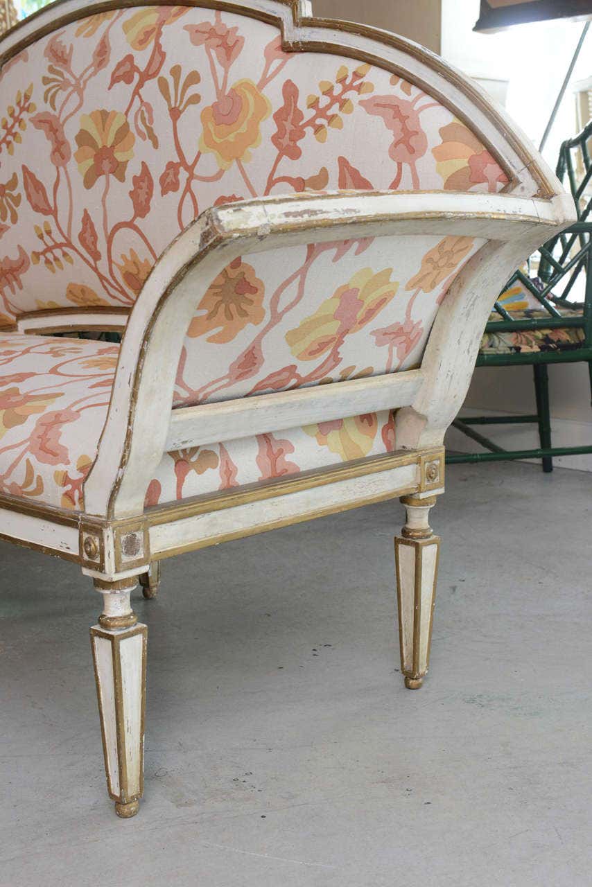 The Peach Blossom French Distress Sofa by Sidqa