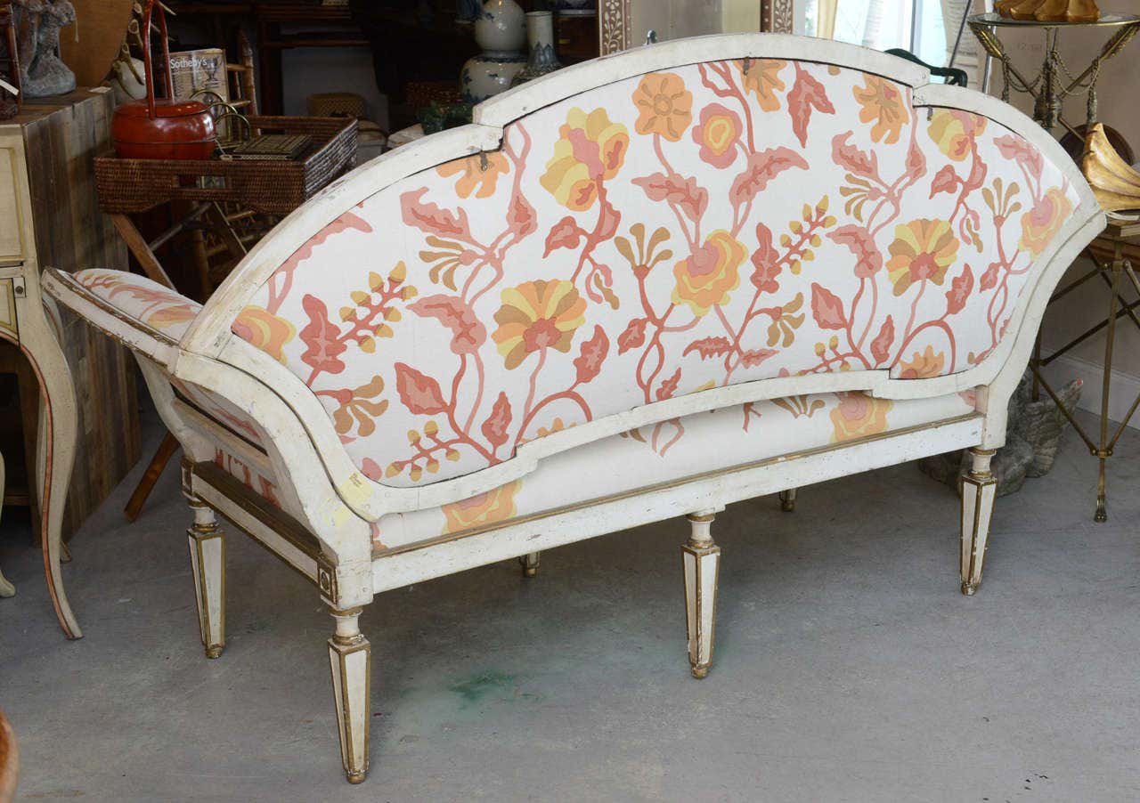 The Peach Blossom French Distress Sofa by Sidqa