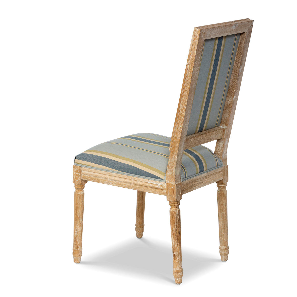 The Rustic Elegance Chair with Complimentary Color Lines Fabric by Sidqa