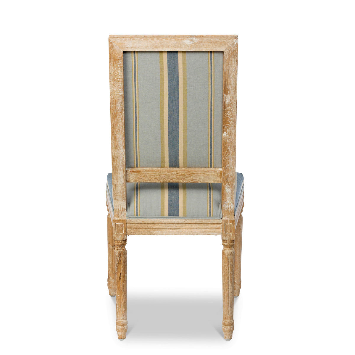 The Rustic Elegance Chair with Complimentary Color Lines Fabric by Sidqa