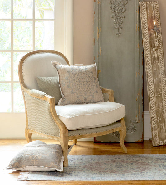 Sidqa Serene Beige Armchair