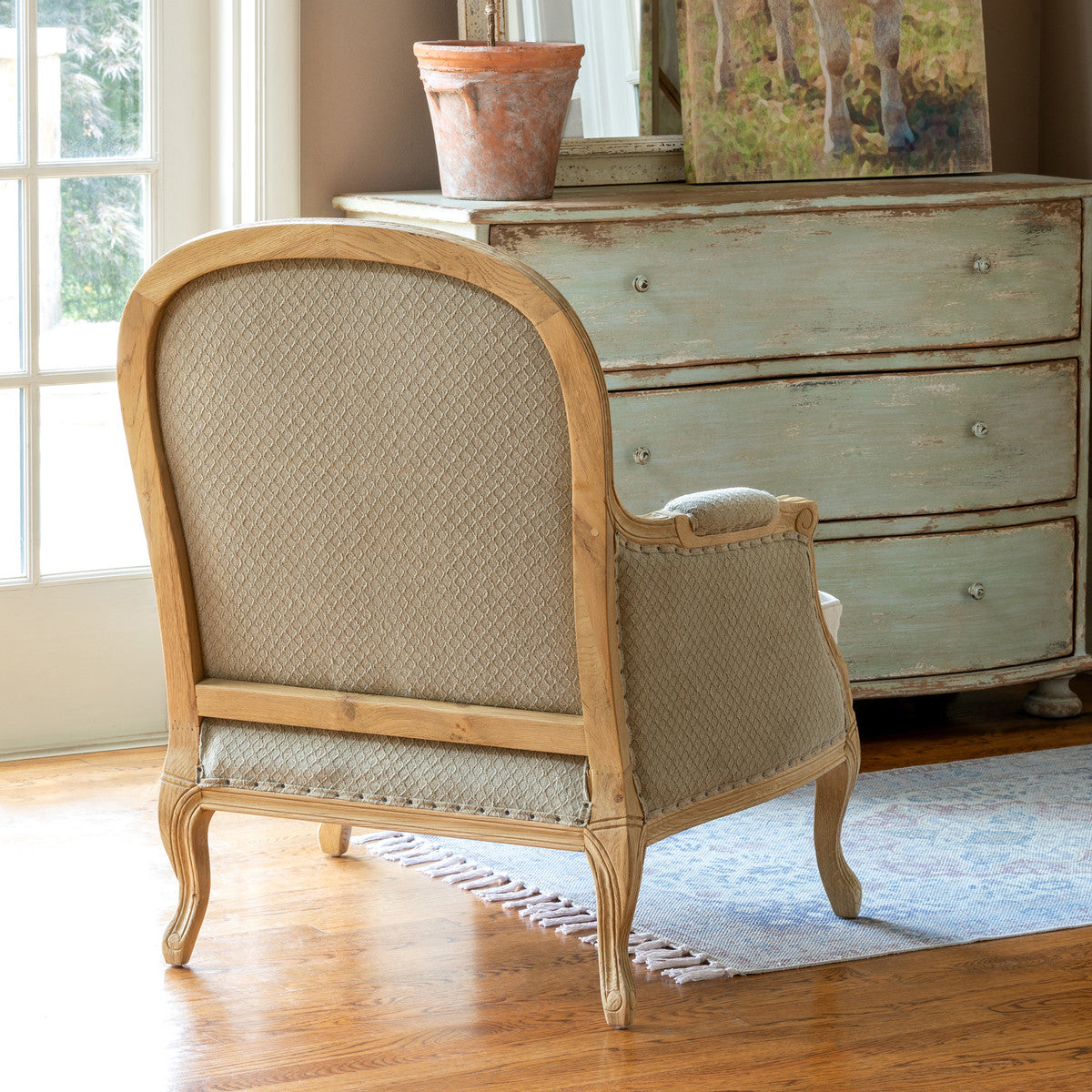 Sidqa Serene Beige Armchair