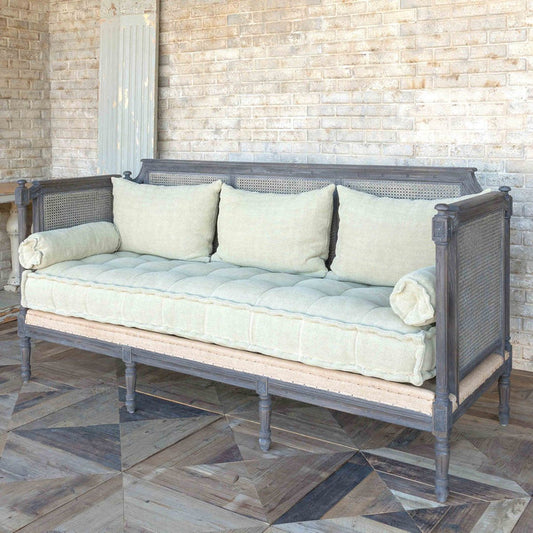 The Elysian Canework High Back Sofa by Sidqa