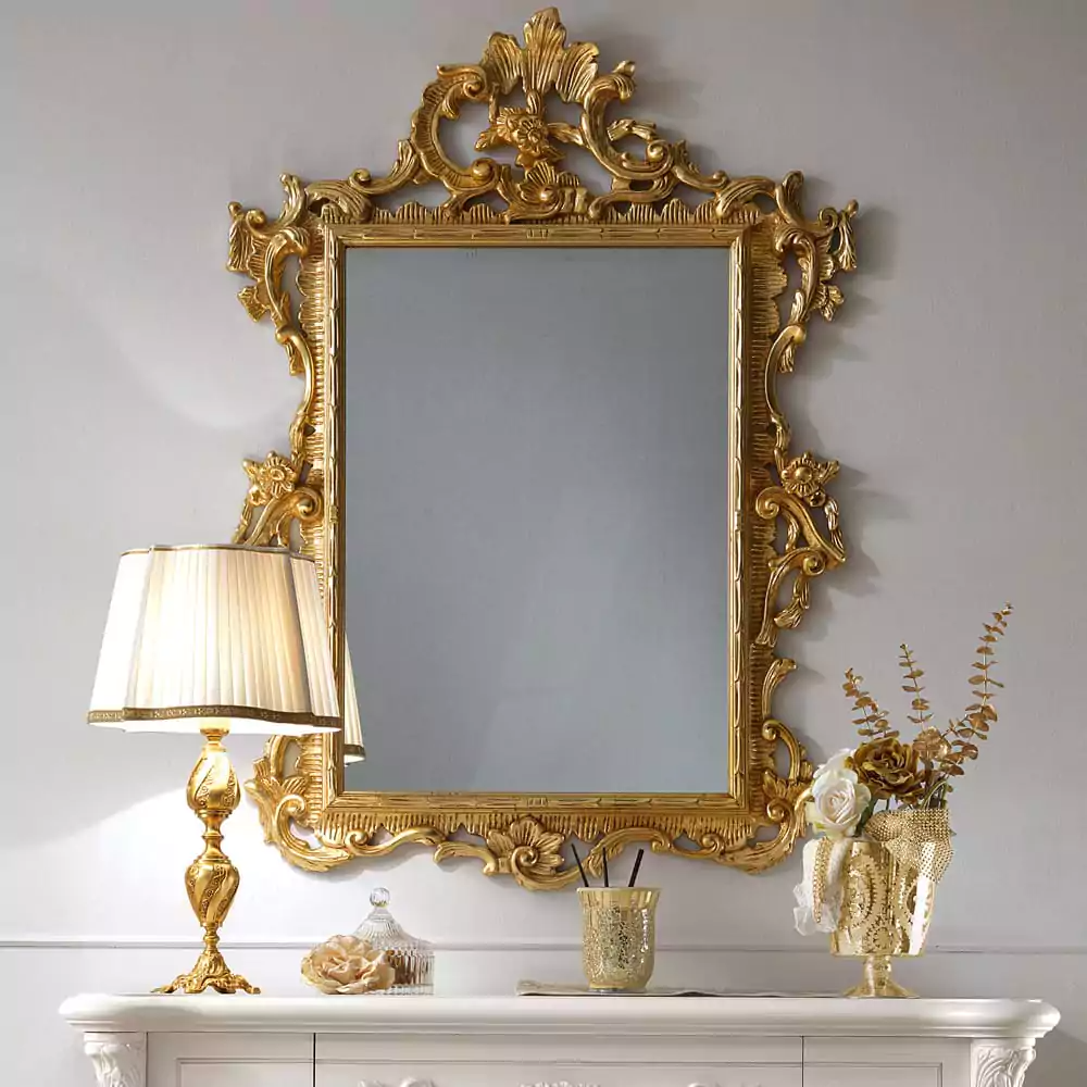 Ivory Carved Wall Mounted Console Set