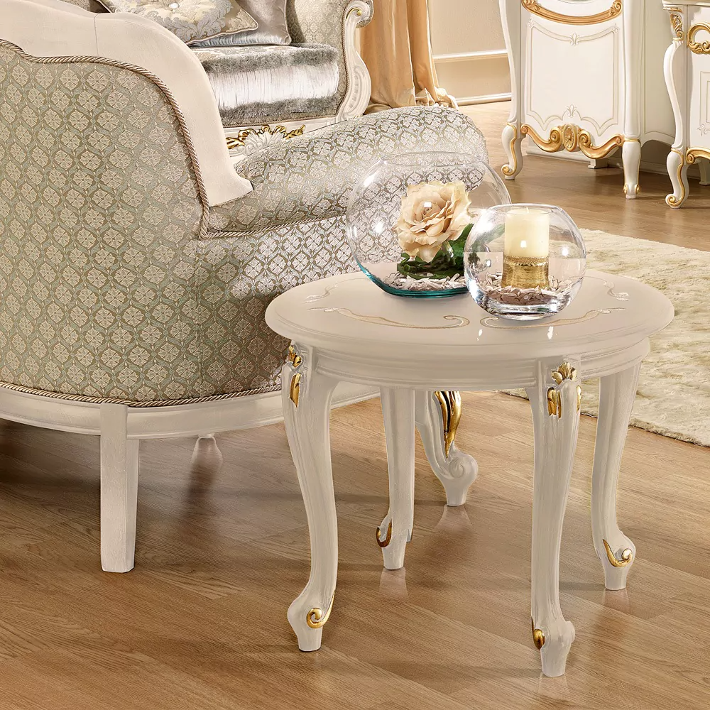 Ivory Opulence Round Table