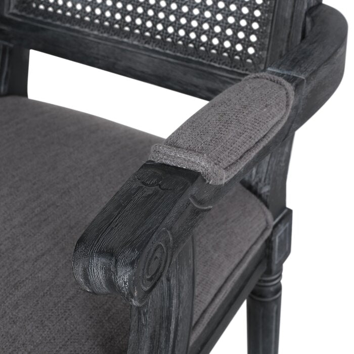 The Versatile Black Distressed French Finish Dining Chair by Sidqa