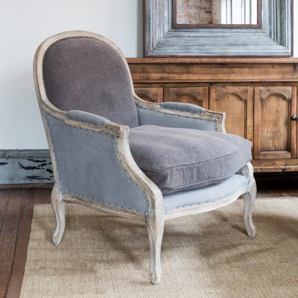 Sidqa French Country Distressed Chair