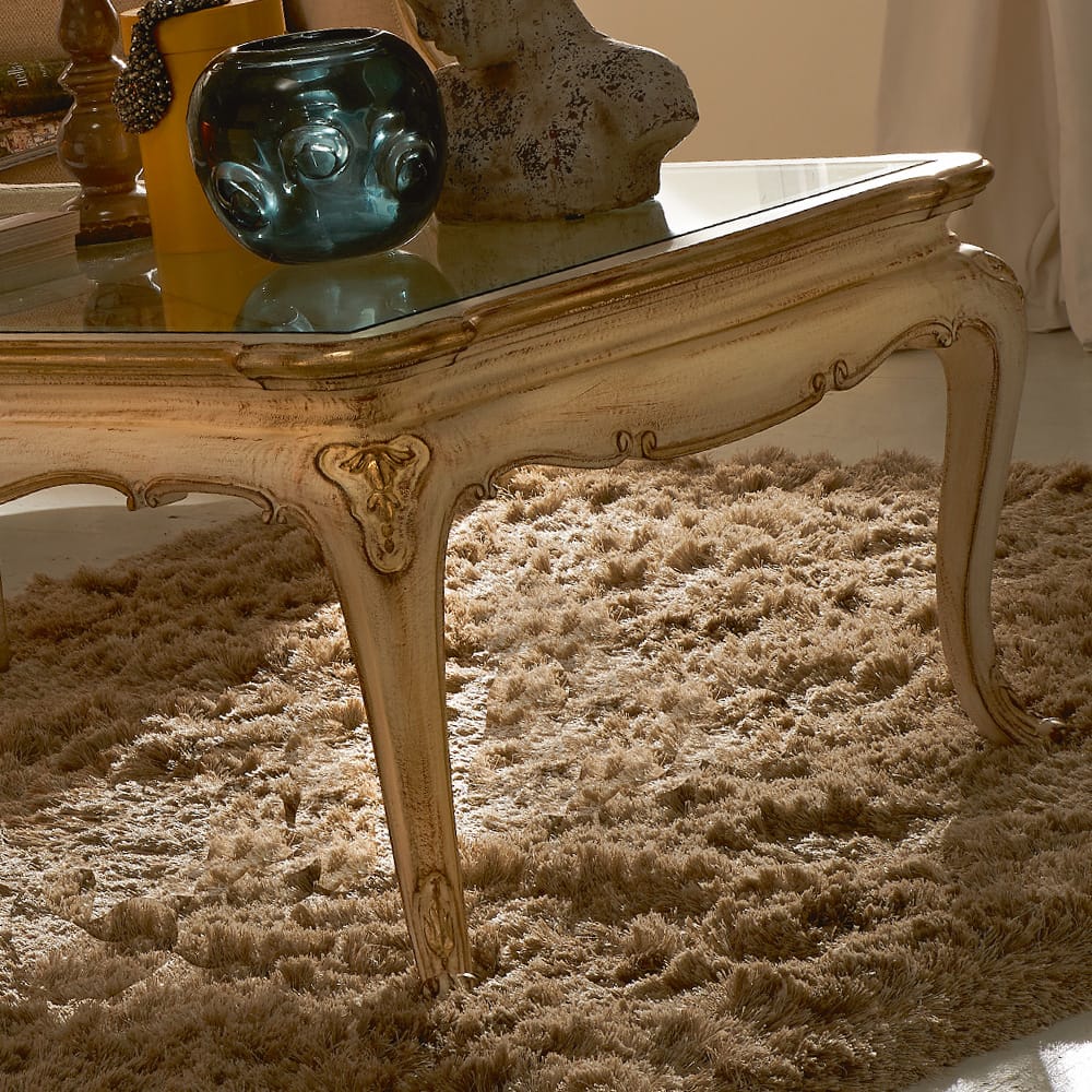 Sidqa European Sand Gold Coffee Table