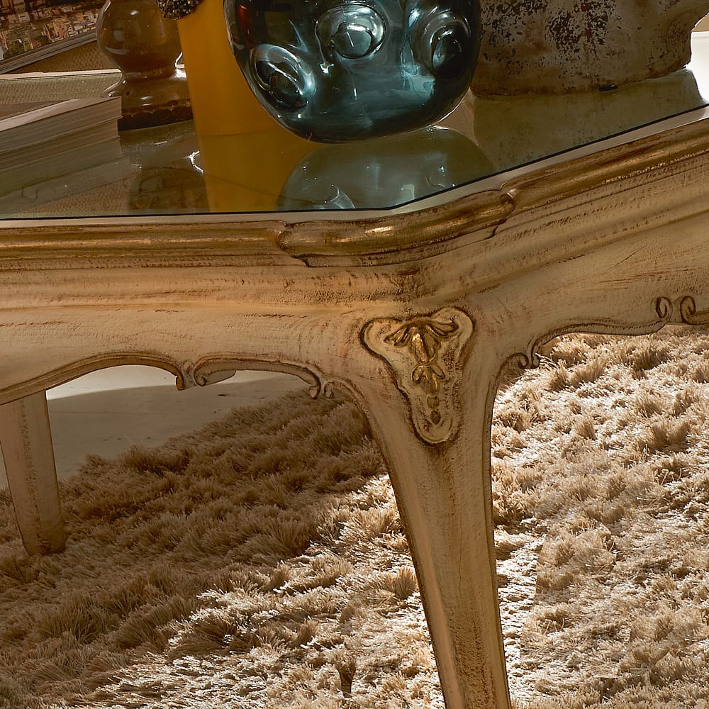 Sidqa European Sand Gold Coffee Table