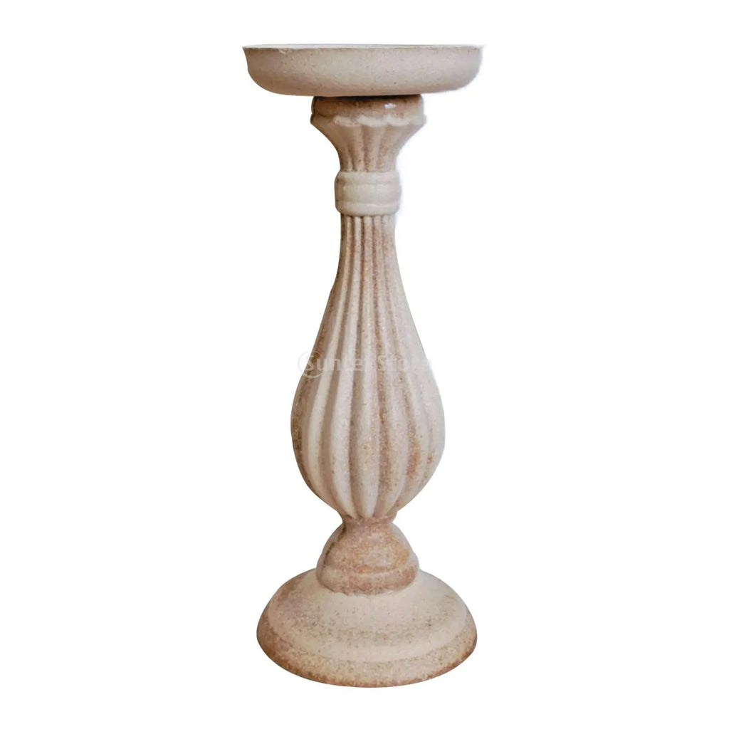 Rustic Elegance Candle Stand Trio