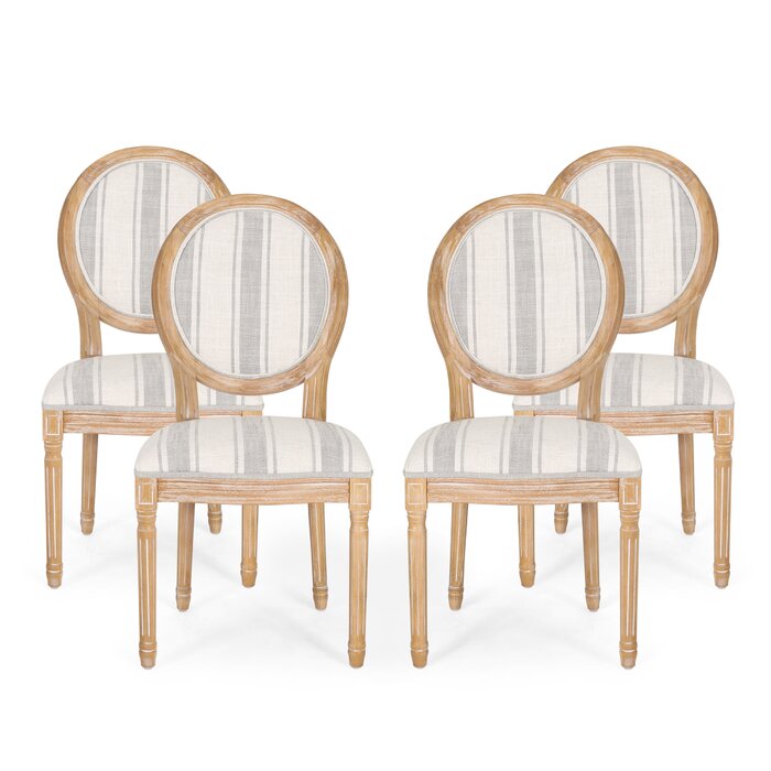 The Pastel Striped Oval Chair by Sidqa