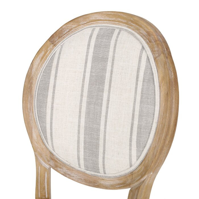 The Pastel Striped Oval Chair by Sidqa