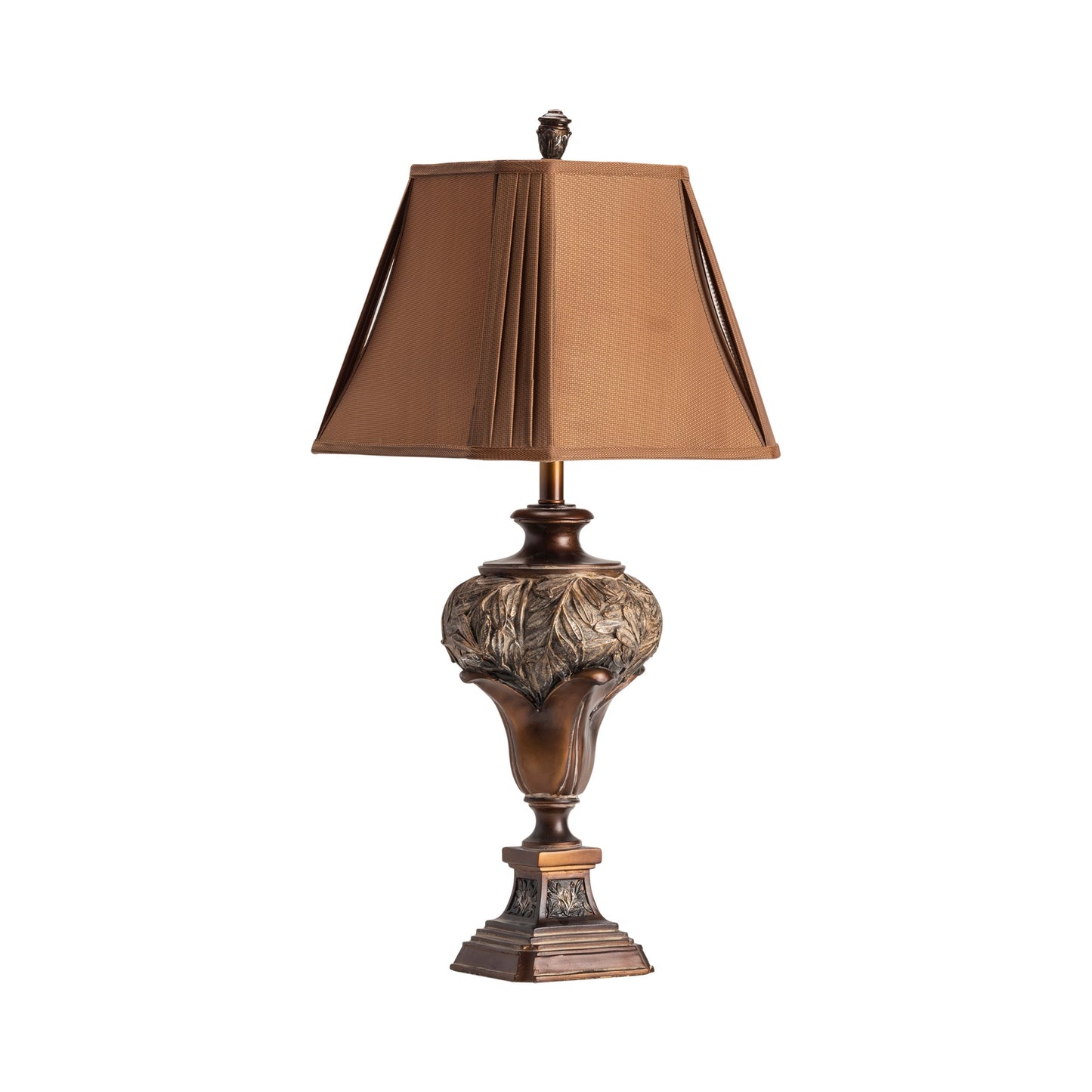 Regal Antique Mahogany Table Lamp