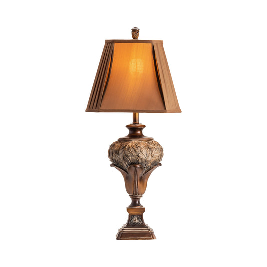 Regal Antique Mahogany Table Lamp