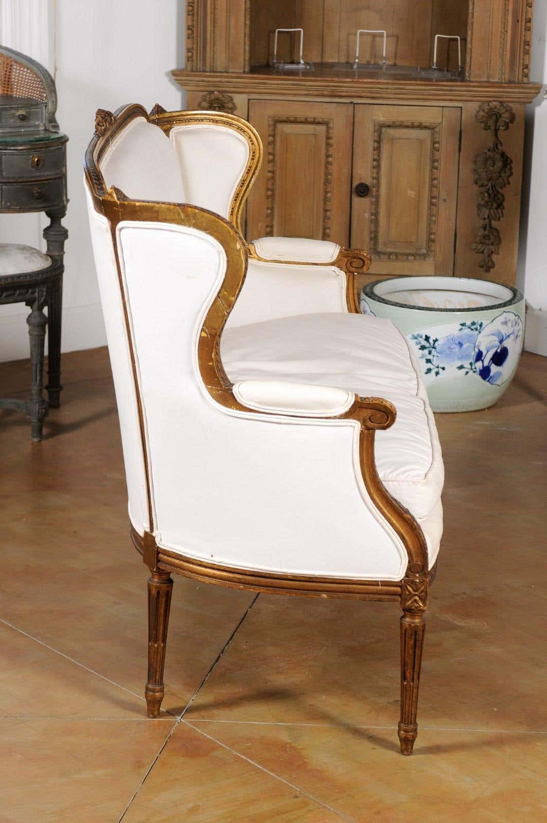 The Ivory Antique Elegance Three-Seater by Sidqa