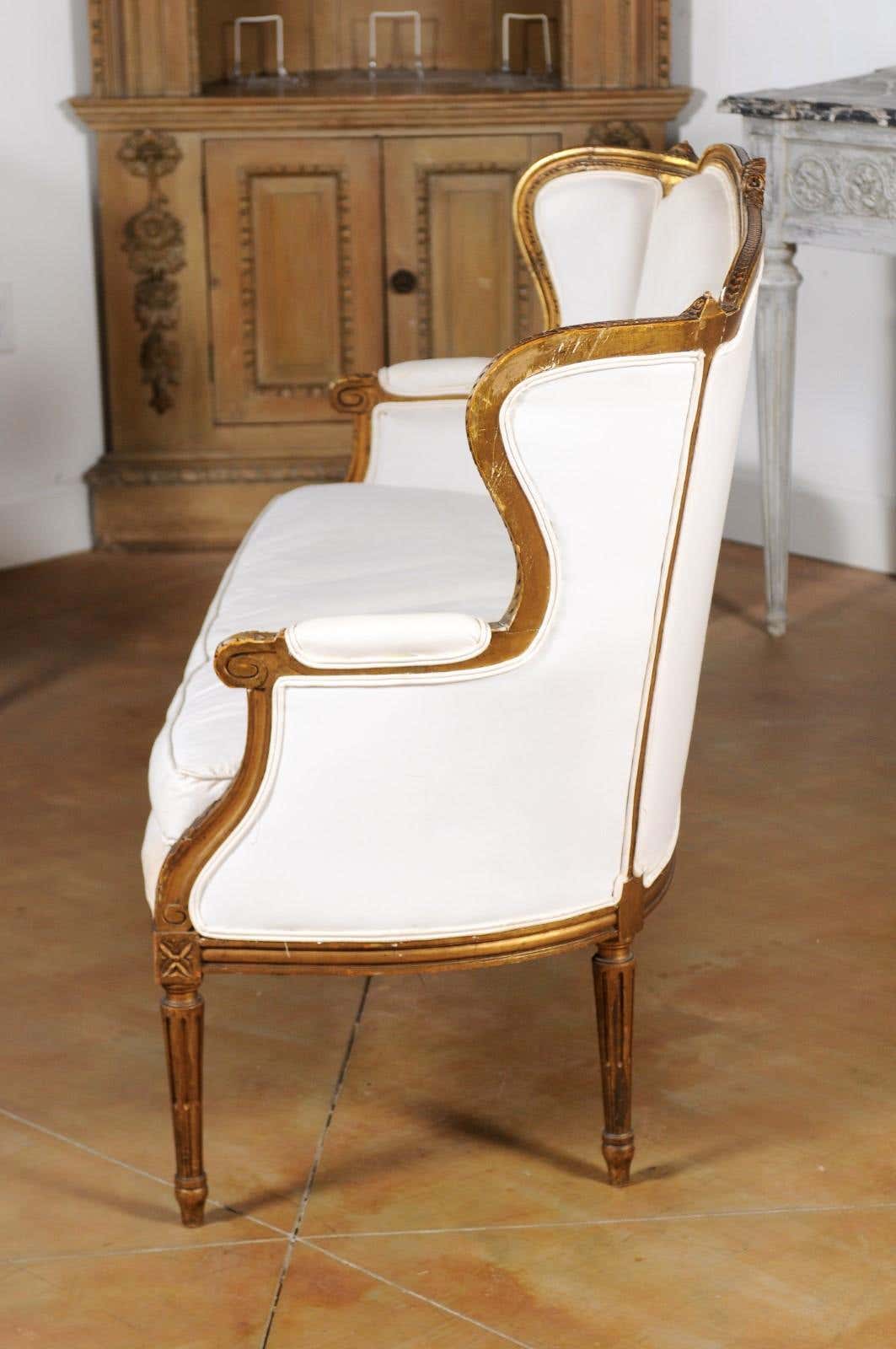 The Ivory Antique Elegance Three-Seater by Sidqa