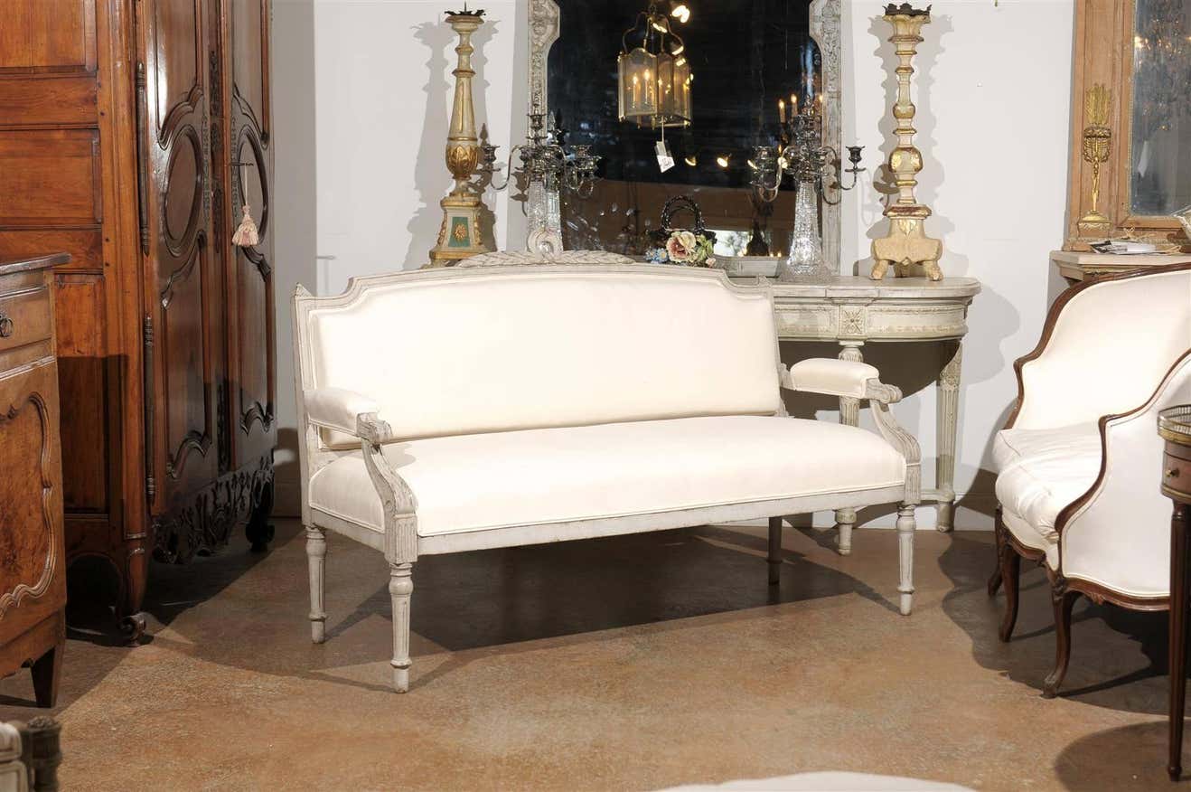 The Vintage Elegance French Finish Sofa Bench Set by Sidqa