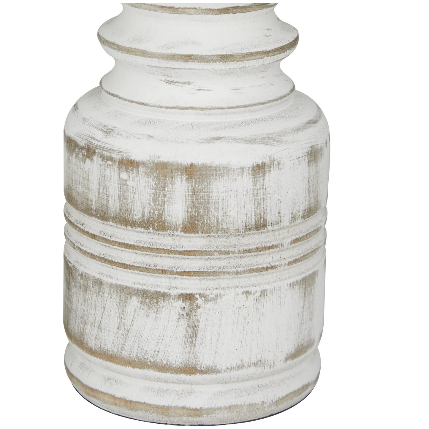 Distressed White Designer Candle Holders