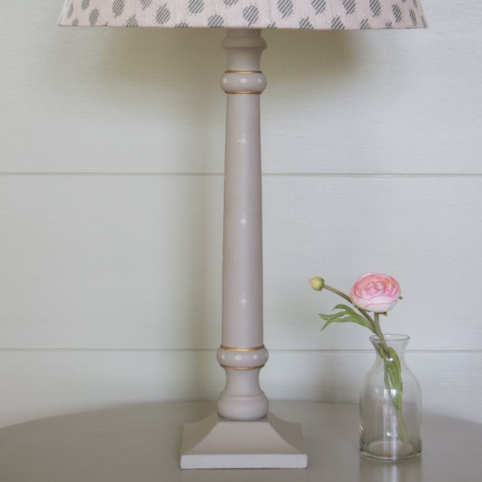 Lumière Pastel Grey Table Lamp