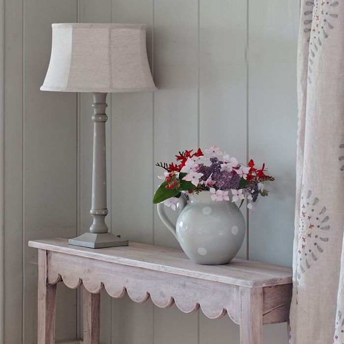 Lumière Pastel Grey Table Lamp